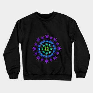 Leaf Mandala Crewneck Sweatshirt